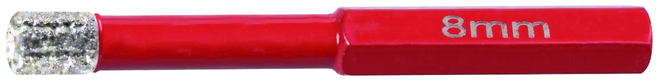 Otwornica diamentowa 8 mm HEX max 3200 obr/min - blister - obrazek 2