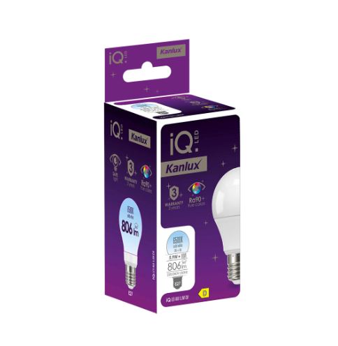Żarówka LED IQ-LED A60 E27 5,9W CW barwa neutralna - 806lm