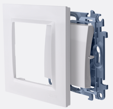 Ramka pojedyncza SIMON 10 Biały CR1/11