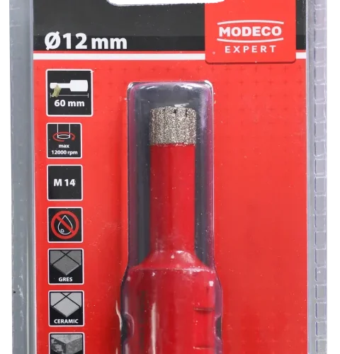 Otwornica diamentowa 12 mm M14 max 12000 obr/min - blister