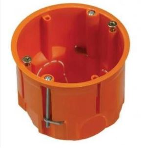Puszka do gipsu PK60 głęboka łączeniowa z wkrętami A.0040P/68
