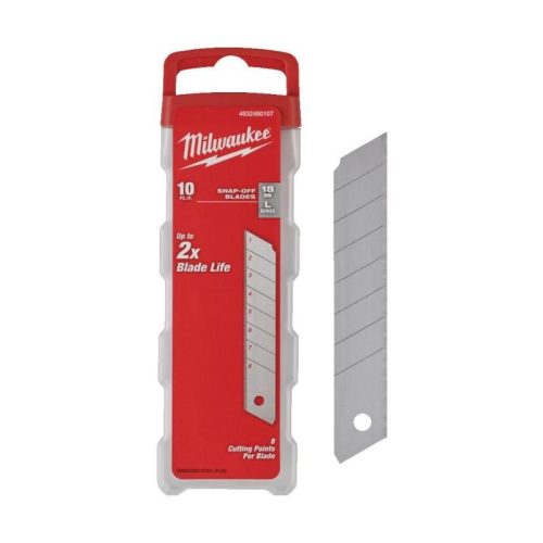 Wymienne ostrze łamane Milwaukee, 18 mm (10 szt.)