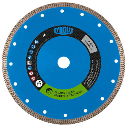 Tarcza diamentowa 125mm TYROLIT DCT*** PREMIUM do PŁYTEK CERAMICZNYCH