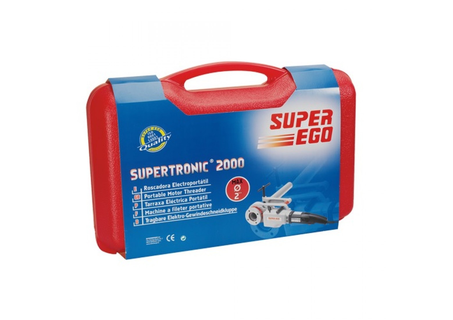 Gwintownica SUPER-EGO SUPERTRONIC 2000 1/2"–2" - obrazek 3