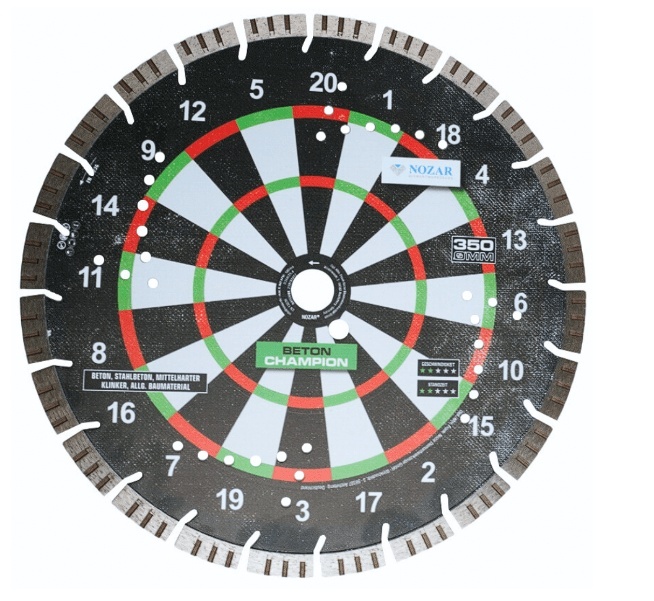 NOZAR BETON CHAMPION 230 mm – tarcza diamentowa do kostki brukowej i betonu