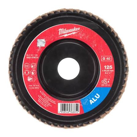 Tarcza listkowa do aluminium 125 × 22,2 mm G40 MILWAUKEE 4932479091